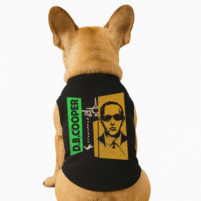 D B Cooper Skyjacker Hijack Retro 60s Style Graphic Doggie Tank