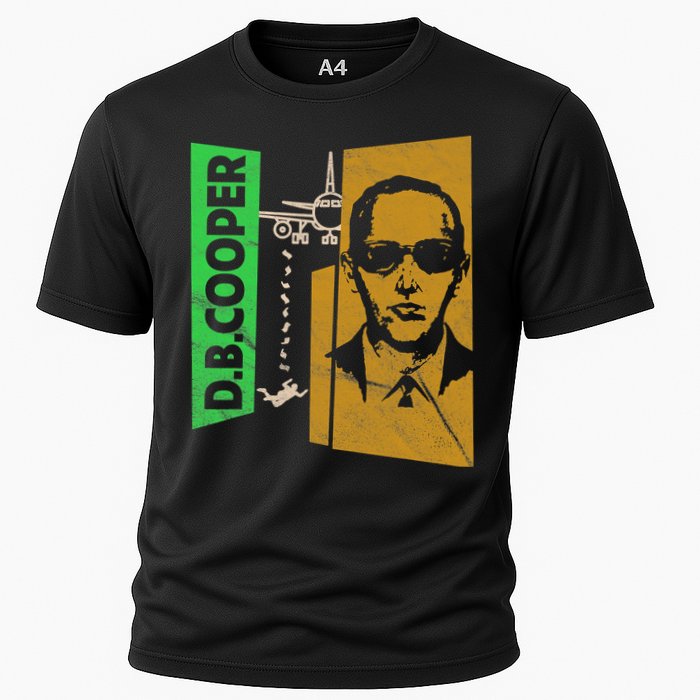D B Cooper Skyjacker Hijack Retro 60s Style Graphic Performance Shirt