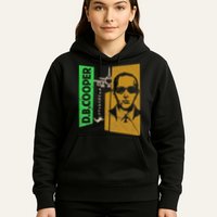 D B Cooper Skyjacker Hijack Retro 60s Style Graphic Hoodie