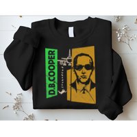 D B Cooper Skyjacker Hijack Retro 60s Style Graphic Sweatshirt