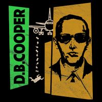 D B Cooper Skyjacker Hijack Retro 60s Style Graphic Button