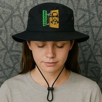 D B Cooper Skyjacker Hijack Retro 60s Style Graphic Bucket Hat