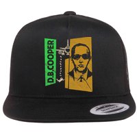 D B Cooper Skyjacker Hijack Retro 60s Style Graphic Flatbill Hat