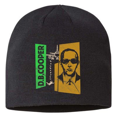 D B Cooper Skyjacker Hijack Retro 60s Style Graphic Sustainable Beanie