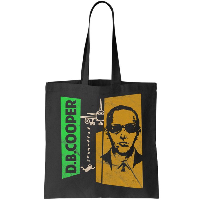 D B Cooper Skyjacker Hijack Retro 60s Style Graphic Bag