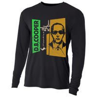 D B Cooper Skyjacker Hijack Retro 60s Style Graphic Cooling Performance Long Sleeve Crew