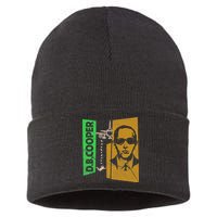 D B Cooper Skyjacker Hijack Retro 60s Style Graphic Sustainable Knit Beanie