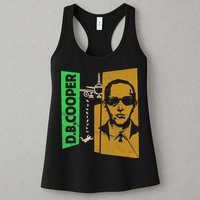 D B Cooper Skyjacker Hijack Retro 60s Style Graphic Womens Tank Top