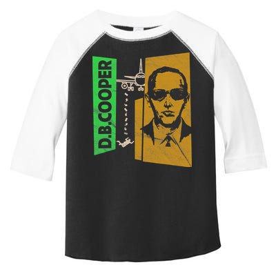 D B Cooper Skyjacker Hijack Retro 60s Style Graphic Toddler Fine Jersey T-Shirt