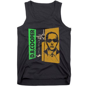 D B Cooper Skyjacker Hijack Retro 60s Style Graphic Tank Top