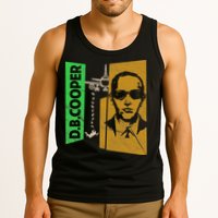 D B Cooper Skyjacker Hijack Retro 60s Style Graphic Tank Top