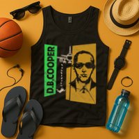 D B Cooper Skyjacker Hijack Retro 60s Style Graphic Tank Top