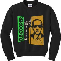 D B Cooper Skyjacker Hijack Retro 60s Style Graphic Kids Sweatshirt