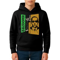 D B Cooper Skyjacker Hijack Retro 60s Style Graphic Kids Hoodie