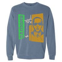 D B Cooper Skyjacker Hijack Retro 60s Style Graphic Garment-Dyed Sweatshirt