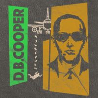 D B Cooper Skyjacker Hijack Retro 60s Style Graphic Cotton Canvas Backpack