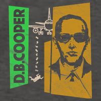 D B Cooper Skyjacker Hijack Retro 60s Style Graphic Vector Backpack