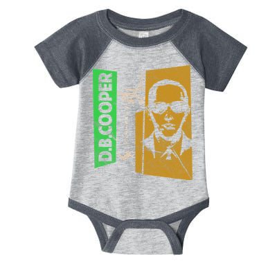 D B Cooper Skyjacker Hijack Retro 60s Style Graphic Infant Baby Jersey Bodysuit