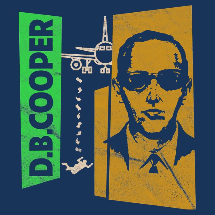 D B Cooper Skyjacker Hijack Retro 60s Style Graphic Infant Baby Jersey Bodysuit