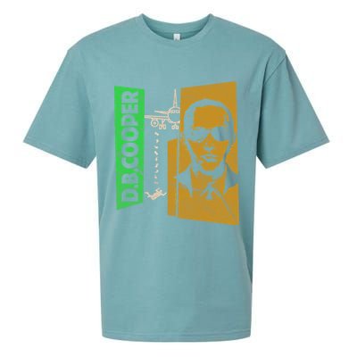 D B Cooper Skyjacker Hijack Retro 60s Style Graphic Sueded Cloud Jersey T-Shirt