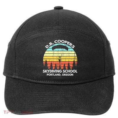 D B Coopers Skydiving School Portland Oregon Funny 7-Panel Snapback Hat
