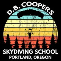 D B Coopers Skydiving School Portland Oregon Funny Drawstring Bag