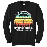 D B Coopers Skydiving School Portland Oregon Funny Tall Sweatshirt