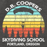 D B Coopers Skydiving School Portland Oregon Funny Vector Backpack