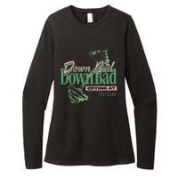 Down Bad Crying At The Gym Womens CVC Long Sleeve Shirt