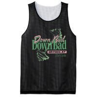 Down Bad Crying At The Gym Mesh Reversible Basketball Jersey Tank