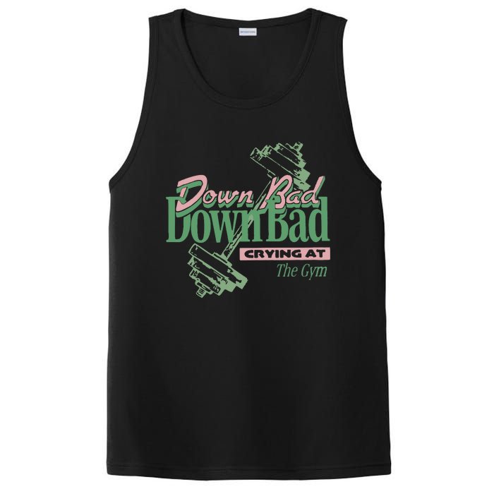 Down Bad Crying At The Gym PosiCharge Competitor Tank