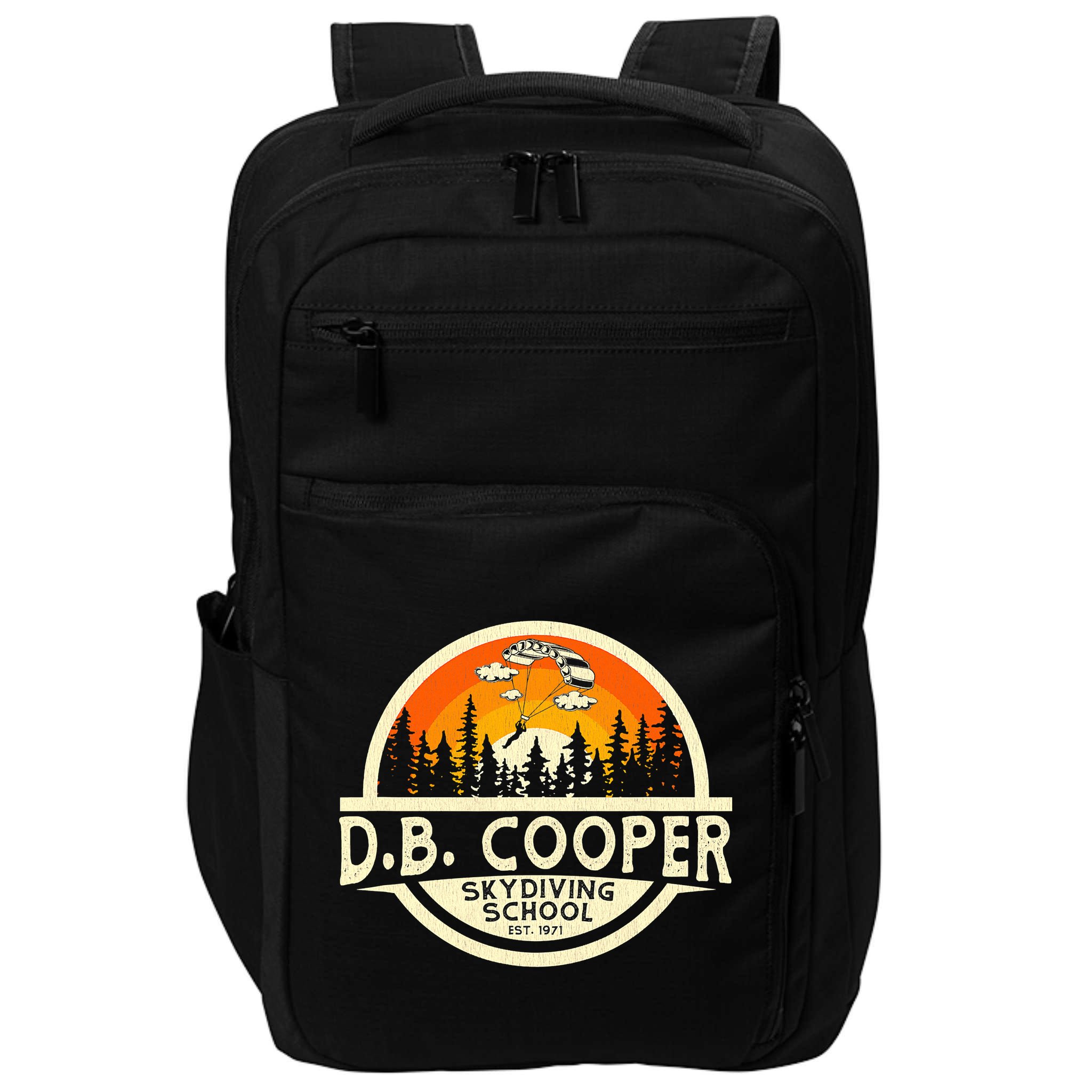 D B Coopers Skydiving School Portland Oregon Impact Tech Backpack