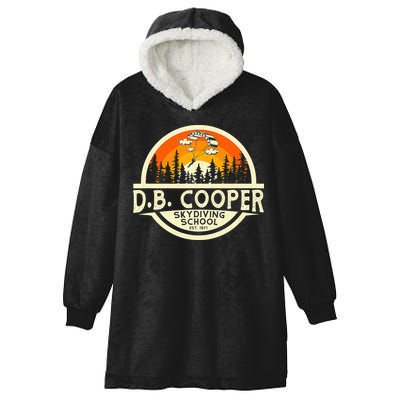 D B Coopers Skydiving School Portland Oregon Hooded Wearable Blanket