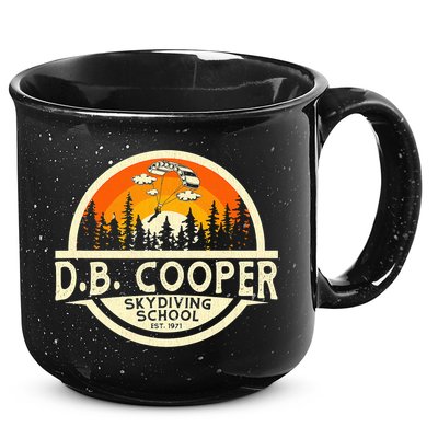 D B Coopers Skydiving School Portland Oregon 15oz Campfire Ceramic Mug