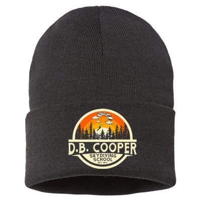 D B Coopers Skydiving School Portland Oregon Sustainable Knit Beanie