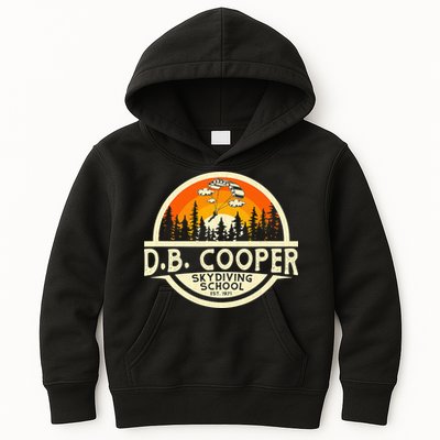 D B Coopers Skydiving School Portland Oregon Kids Hoodie