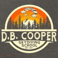 D B Coopers Skydiving School Portland Oregon Cotton Canvas Backpack