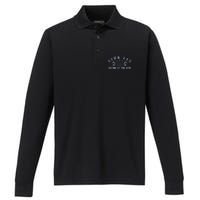 Down Bad Crying At The Gym Performance Long Sleeve Polo