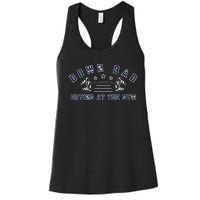 Down Bad Crying At The Gym Women's Racerback Tank