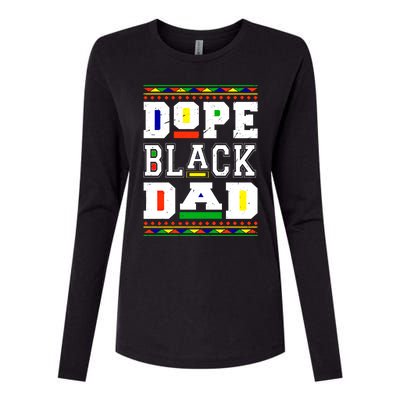 Dope Black Dad Matter African Melanin Black History Month Funny Gift Womens Cotton Relaxed Long Sleeve T-Shirt