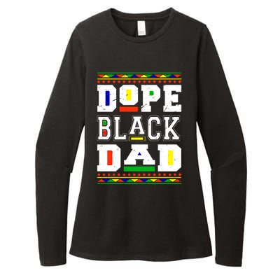 Dope Black Dad Matter African Melanin Black History Month Funny Gift Womens CVC Long Sleeve Shirt