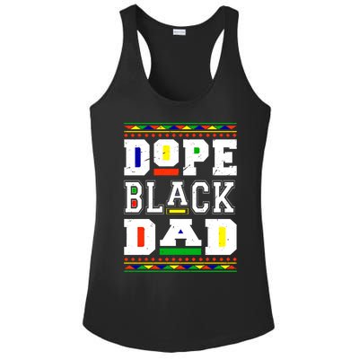 Dope Black Dad Matter African Melanin Black History Month Funny Gift Ladies PosiCharge Competitor Racerback Tank