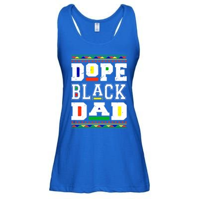 Dope Black Dad Matter African Melanin Black History Month Funny Gift Ladies Essential Flowy Tank