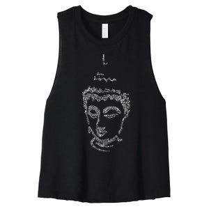 Drypoint Buddha Women's Racerback Cropped Tank