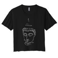 Drypoint Buddha Women's Crop Top Tee