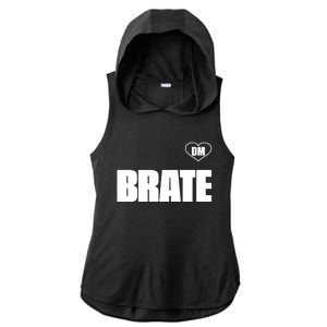 Dm Brate Ladies PosiCharge Tri-Blend Wicking Draft Hoodie Tank