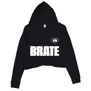 Dm Brate Crop Fleece Hoodie