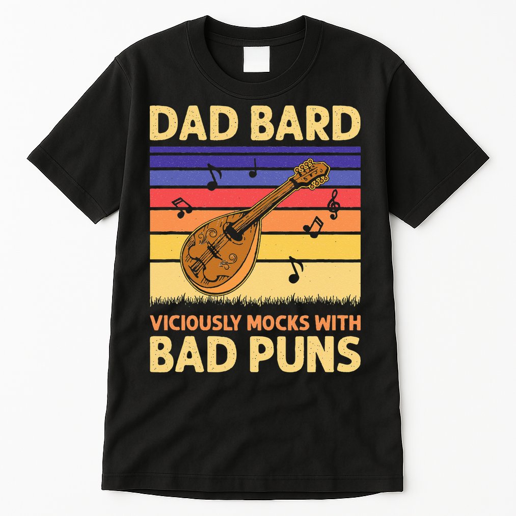 Dad Bard DnD Tall T-Shirt