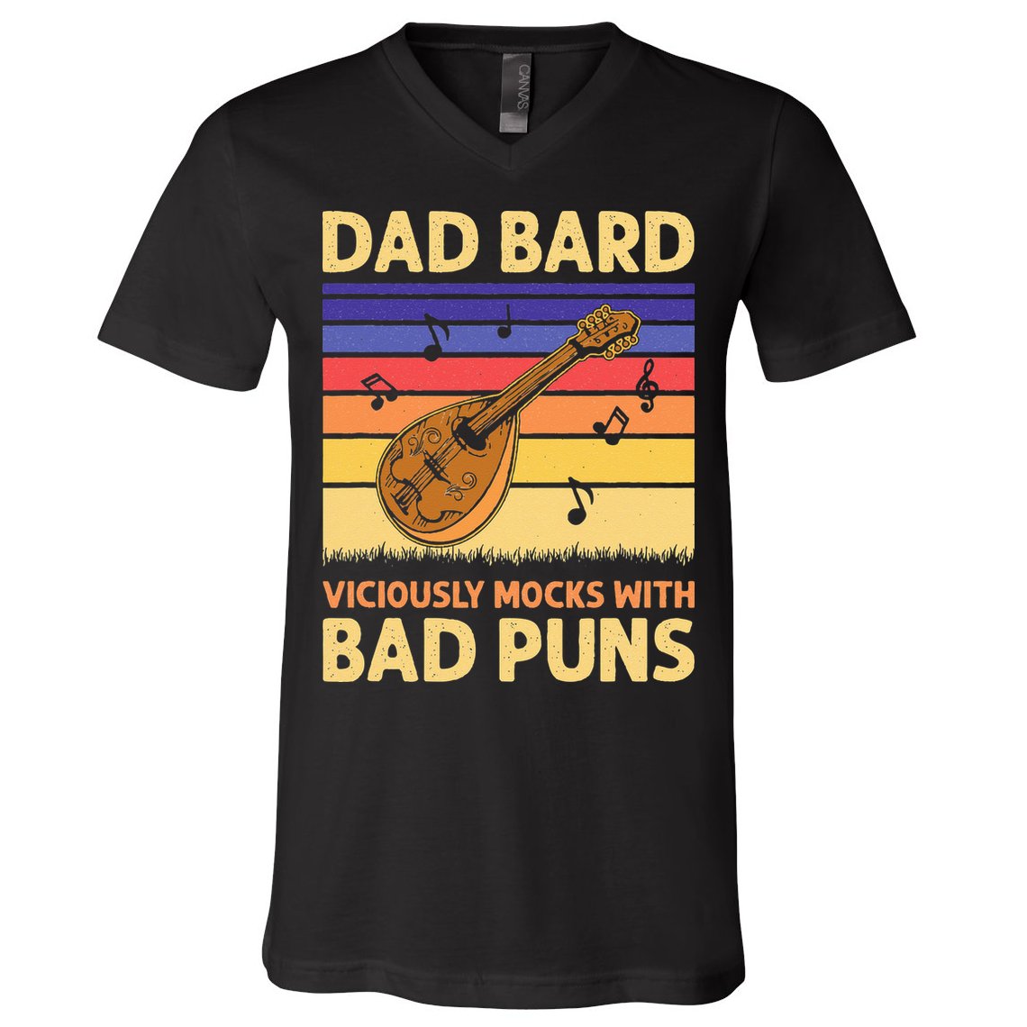 Dad Bard DnD V-Neck T-Shirt