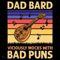 Dad Bard DnD Flatbill Hat